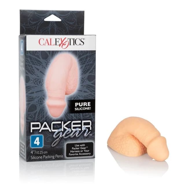 PACKER GEAR 4IN SILICONE PENIS IVORY  - Image 1