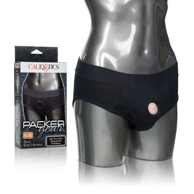 PACKER GEAR BLACK BRIEF HARNESS XL/2XL  - Image 1