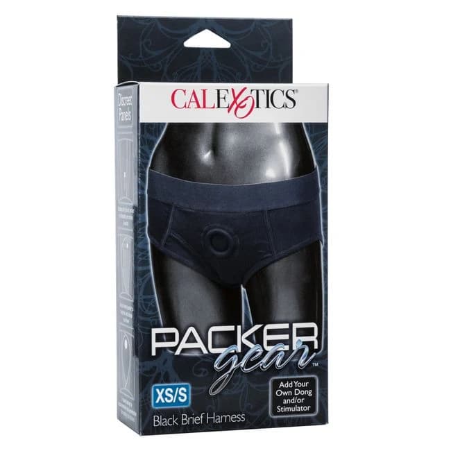 Packer Gear Black Brief Harness Xs/s - Image 2