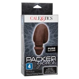 Packer Gear Black Packing Penis 4in Silicone - Image 3