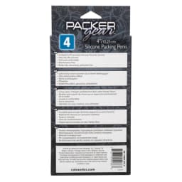 Packer Gear Black Packing Penis 4in Silicone - Image 4