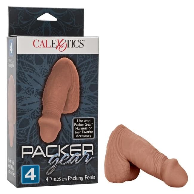PACKER GEAR BROWN PACKING PENIS 4IN  - Image 1