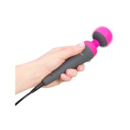 Palm Power Massager Fuschia Plug in - Image 5