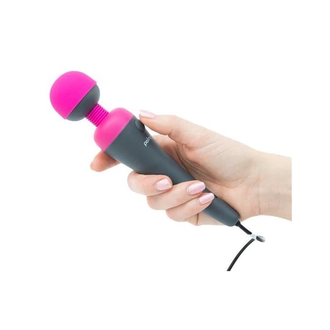 Palm Power Plug & Play Fuchsia Massager - Image 1