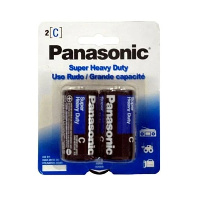 Panasonic C-2 Super Heavy Duty Batteries - Image 1