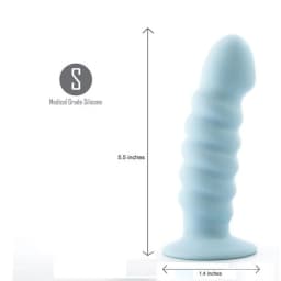 Paris 6 Silicone Dong Pastel Blue " - Image 1