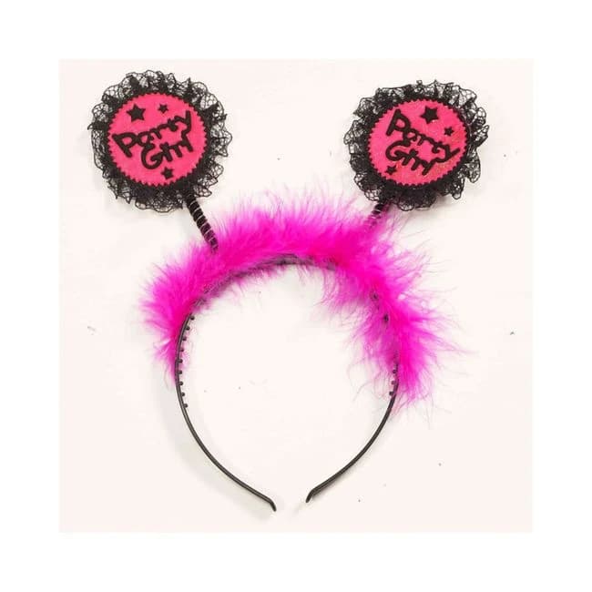Party Girl Headband-blk/pink - Image 1