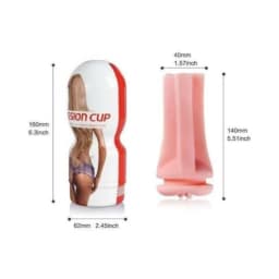 Passion Cup Vagina Stroker Beige, image 3