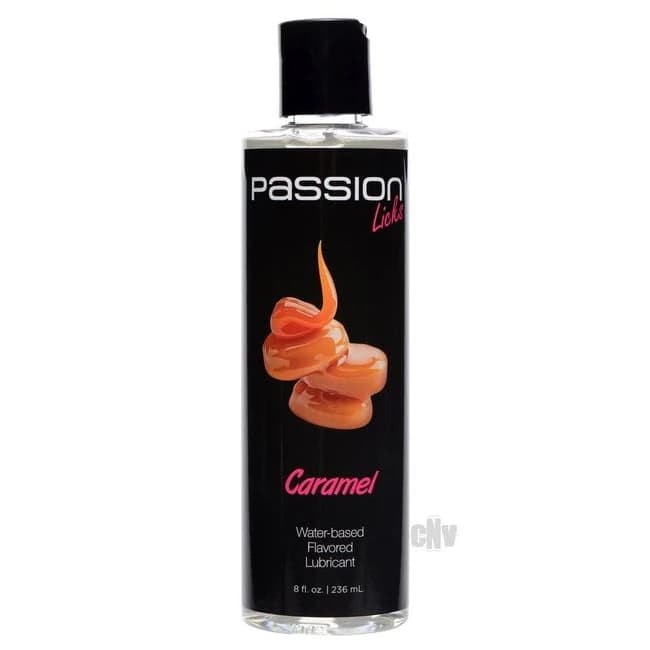 Passion Licks Flavor Lube Caramel 8oz - Image 1