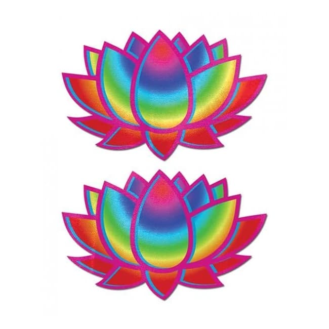 Pastease Acid Lotus Rainbow Pasties O/s - Image 1