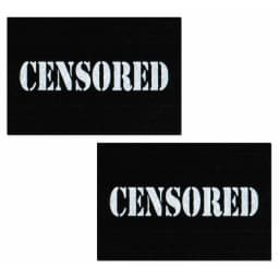 Pastease Black Censor Bars, image 1