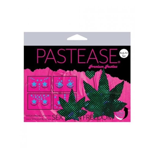 Pastease Body Set Disco Leaf - Green O/s - Image 1