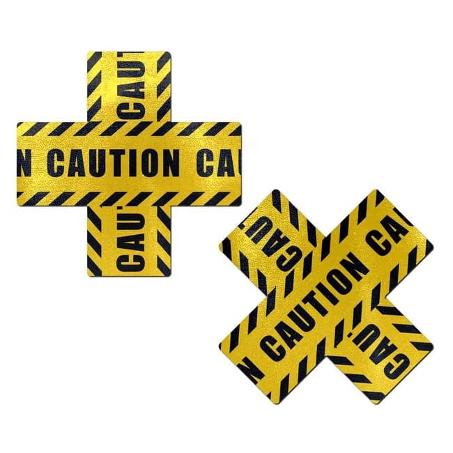 Pastease Crossed Caution Tape - Image 1