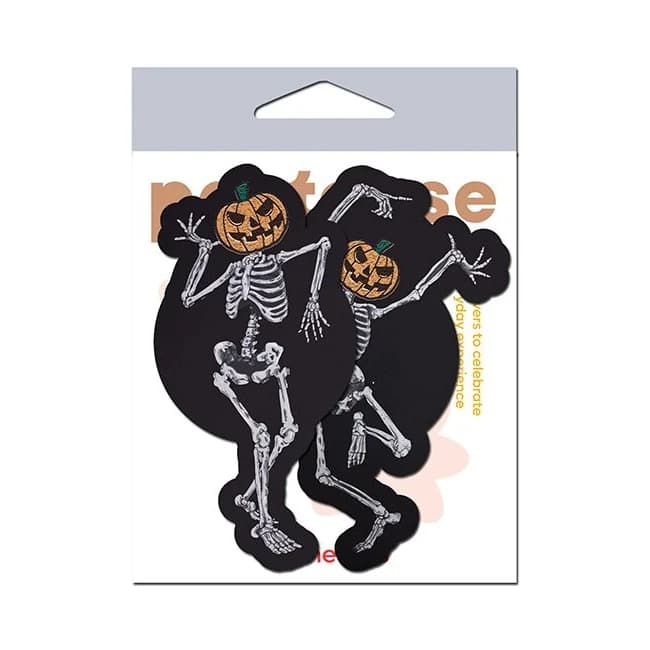 Pastease Dancing Skeletons W/ Pumpkin Heads - Image 1