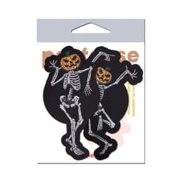 Pastease Dancing Skeletons W/ Pumpkin Heads, image 1