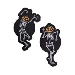 Pastease Dancing Skeletons W/ Pumpkin Heads, image 2