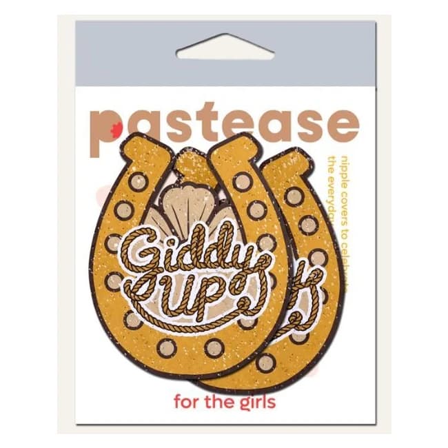 Pastease Giddy Up Sparkling Golden Nipple - Image 1