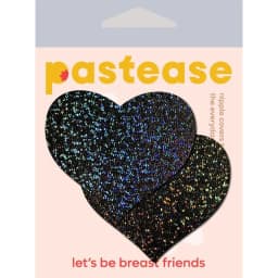 PASTEASE GLITTER HEART BLACK  - Image 2