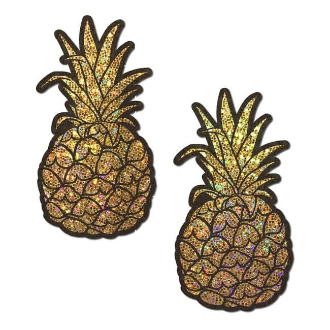 Pastease Glitter Pineapples Gold - Image 1