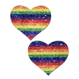 PASTEASE GLITTER RAINBOW HEART  - Image 1