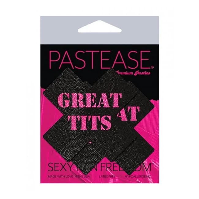 Pastease Great Tits Cross - Black/pink O/s - Image 1