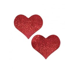 Pastease Heart Glitter Red Fuller Coverage, image 2