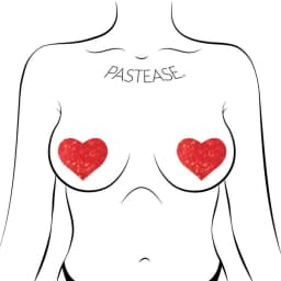 Pastease Heart Red Glitter - Image 2