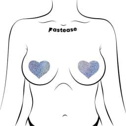 Pastease Hearts Silver Glitter - Image 4