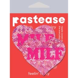 Pastease Love Milf Neon Pink Disco Heart - Image 2