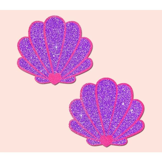 Pastease Mermaid Shells Neon Pink & Purple - Image 1