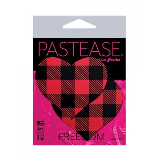 Pastease Premium Holiday Hearts  - Plaid O/s - Image 1