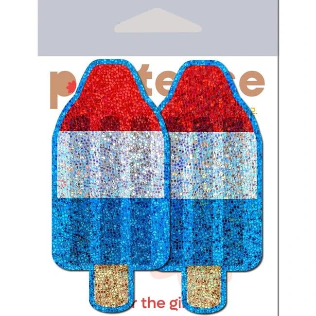Pastease Red White & Blue Ice Pop Glitter - Image 3
