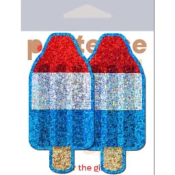 Pastease Red White & Blue Ice Pop Glitter, image 3