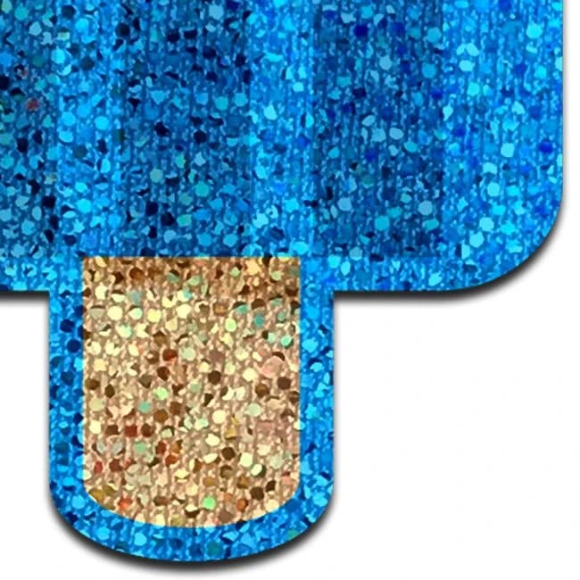 Pastease Red White & Blue Ice Pop Glitter - Image 5