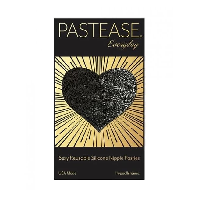 Pastease Reusable Liquid Heart - Black O/s - Image 1
