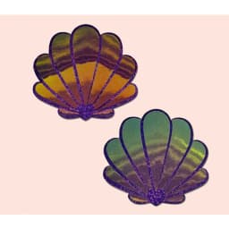 Pastease Seashell Opalescent Purple & Gold, image 2