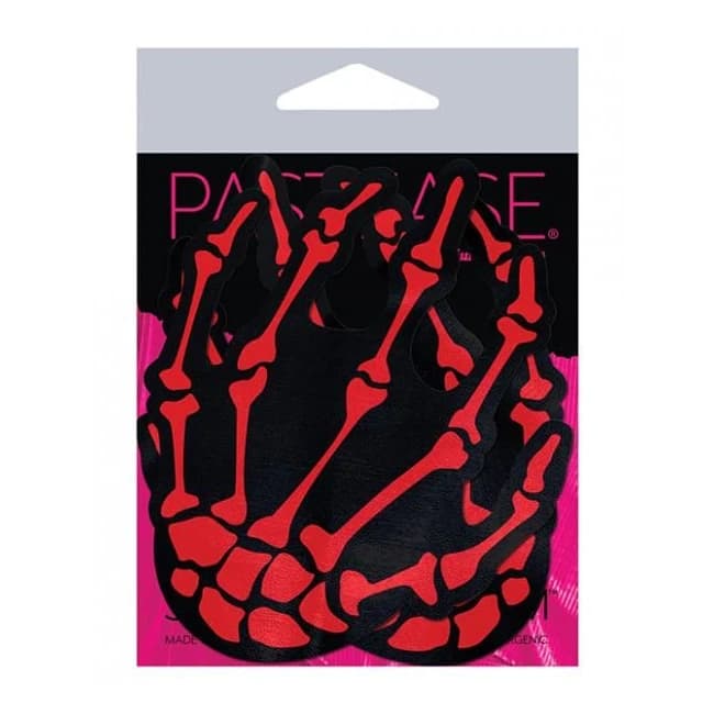 Pastease Skeleton Hands - Red O/s - Image 1