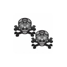 Pastease Skull Black Glitter Candy, image 2