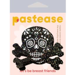 Pastease Skull Black Glitter Candy, image 3