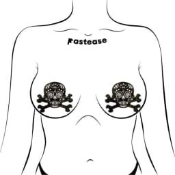 Pastease Skull Black Glitter Candy, image 4