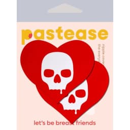 Pastease Sullen Skull Red Hearts, image 3