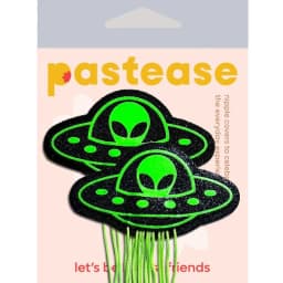 Pastease Ufo Alien Tassels Glow in the Dark, image 3