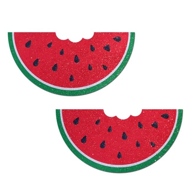 Pastease Watermelon W/ Bite Glitter Velvet - Image 1