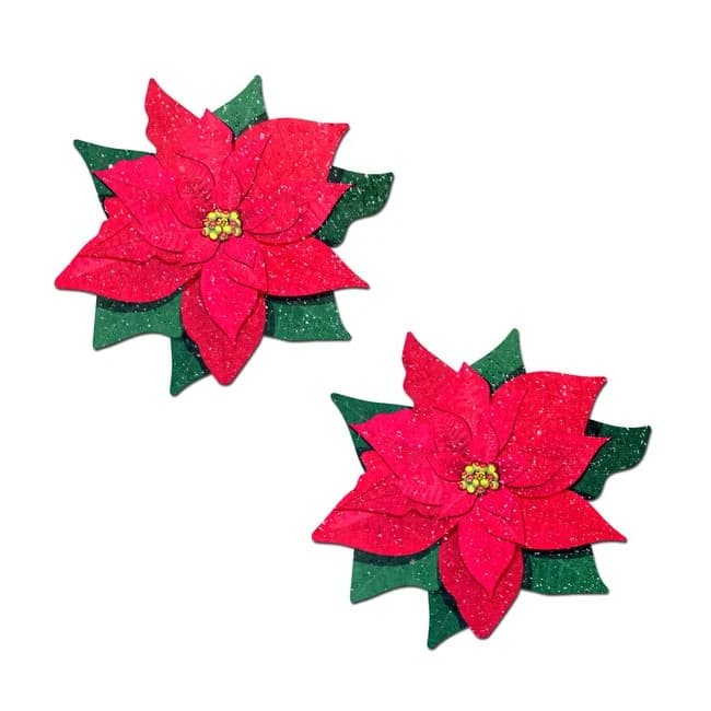 Pastease Winter Poinsettia Red & Green - Image 1