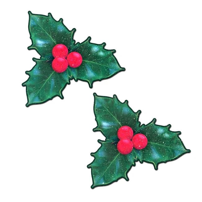 Pastease Xmas Winter Holly W/ Red Berries - Image 1