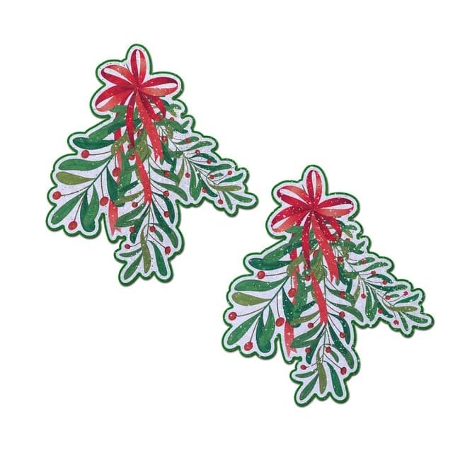 Pastease Xmas Winter Mistletoe W/ Red Bow - Image 1
