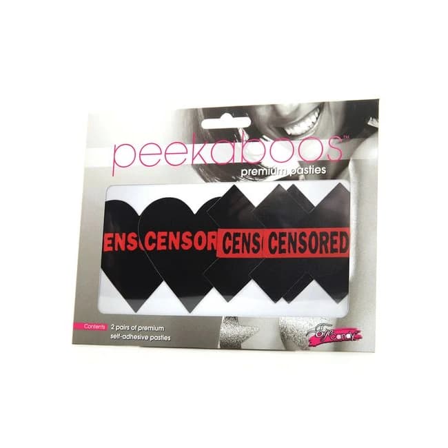 Pasties Censored Hearts & X - Image 1