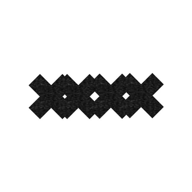 Pasties Classic Black X (peekaboos) - Image 1