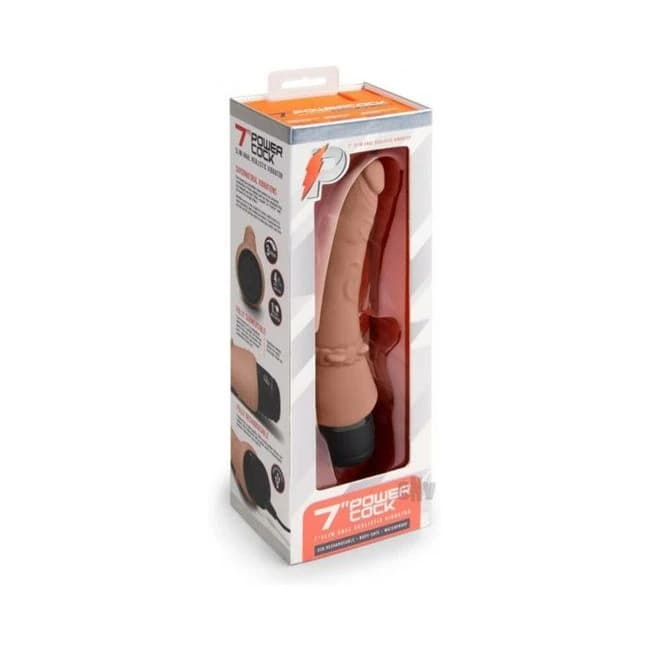 Pc Slim Anal Realistic Vibe 7 Mocha - Image 1