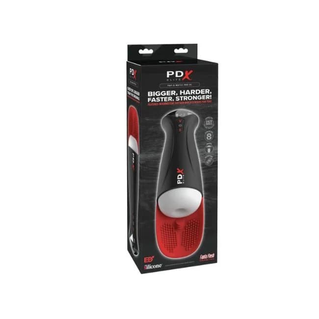 Pdx Elite Fuck-o-matic Pro Xl White/red - Image 1